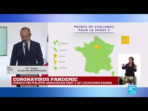 French PM Édouard Philippe: "Today, all the indicators are green, except for two departments"