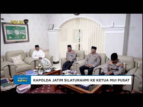 KAPOLDA JATIM SILATURAHMI KE KETUA MUI PUSAT