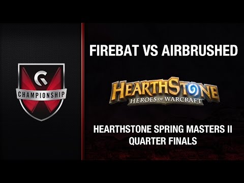 Firebat vs Airbrushed - GC's 2015 Hearthstone Spring Masters II (Quarter-Final #1)