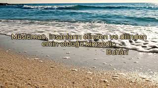 “Müslüman, insanların elinden ve dilinden emin olduğu kimsedir.”📖 Hz. Muhammed (s.a.v.)