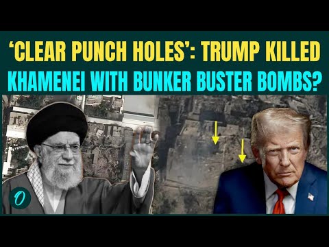 Trump KILLED Khamenei With GBU Bunker Buster BOMBS? SHOCKING Satellite Image REVEALS Destruction