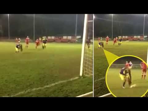 Best penalty EVER? Swansea legend Trundle scores outrageous spot penalty kick