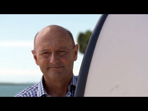 Man recounts encounter with great white shark which clamped on to his surfboard
