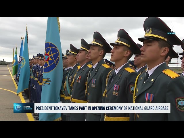 President Tokayev takes part in opening ceremony of National Guard airbase
