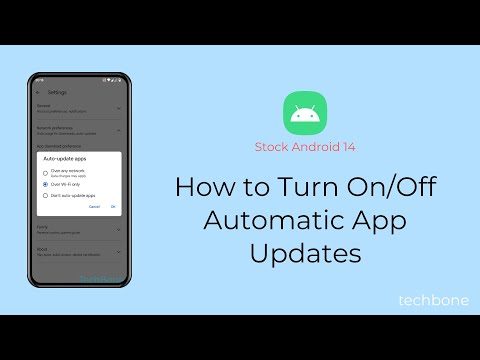How to Turn On/Off Automatic App Updates [Android 14]