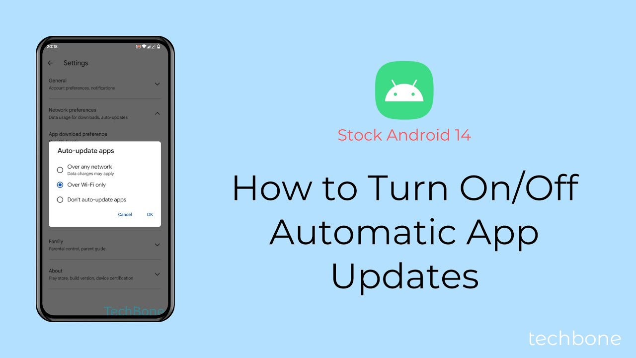 How to Turn On/Off Automatic App Updates [Android 14]