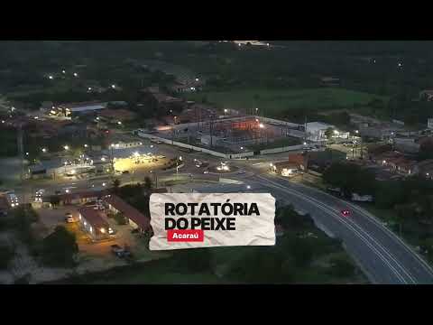 Time-lapse em rotatória do peixe em Acaraú - CE