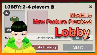 Lobby, Modd.io new feature YouTube video image