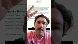 Princess 2027–28 Australia Cruises Just Dropped! 🚢🔥 #shorts #cruises