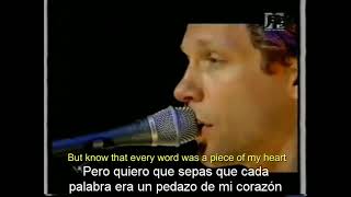 Jon Bon Jovi - Every Word Was A Piece Of My Heart (Subtitles English and Español)