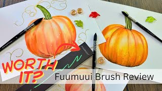 Can These Brushes Paint a Perfect Watercolor Pumpkin?