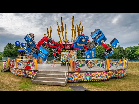 Totton Carnival Fun Fair Vlog - June 2022 - Messed Up on the Dodgems/Grown men Funhouse ....
