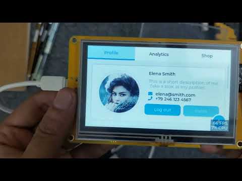 4.3" ESP32-S3 LVGL Touch Screen Unboxing - ESP32-4827S043