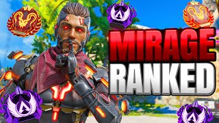 High Level Mirage Ranked Gameplay - Apex Legends (No Commentary)