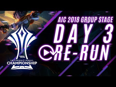 RoV : AIC 2018 Thailand Group Stage - Day 3 RE-Run