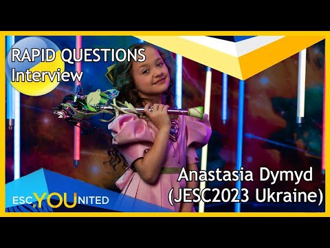 RAPID QUESTIONS with Anastasia Dymyd from Ukraine 🇺🇦 | Junior Eurovision 2023