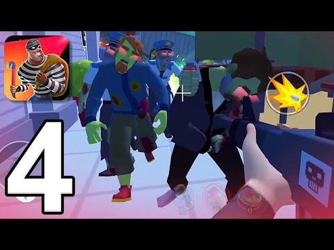 Robbery Madness 2 - Gameplay Walkthrough Part 4 - Zombies (iOS, Android)