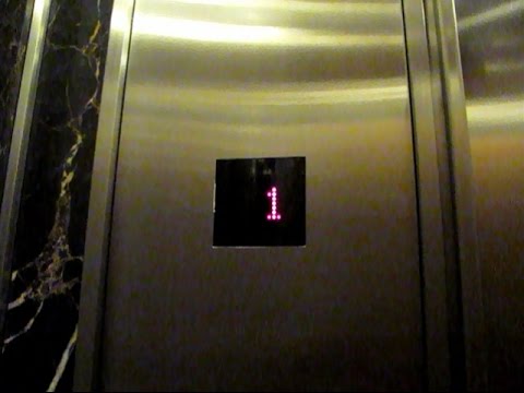 Beautiful High-Speed Dover Traction Elevators at One Detroit Center (1-9)