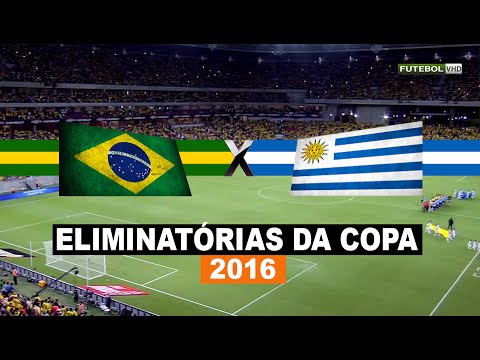 Jogo Completo - Brasil 2 x 2 Uruguai - Eliminatórias Da Copa - 25/03/2016 - Futebol HD