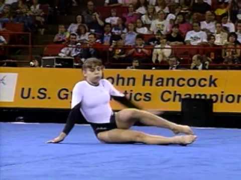 Jamie Dantzscher - Floor Exercise - 1997 U.S. Gymnastics Championships - Women - Day 2