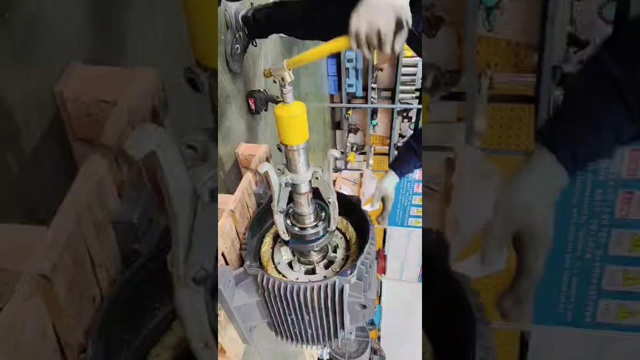Thay bạc đạn motor nam châm vĩnh cửu #songnguyen #energysaving #motioncontrol 