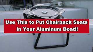 Use This Attwood Adjustable Swiveling Seat Clamp To Upgrade The Seats 