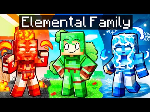 UNBELIEVABLE: Join an ELEMENTAL FAMILY in Minecraft