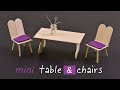 DIY Mini Popsicle Stick Table & Chairs | Art IDEA
