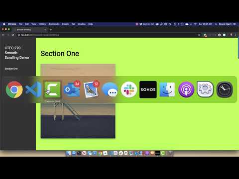 CTEC 270: Smooth Scrolling Demo