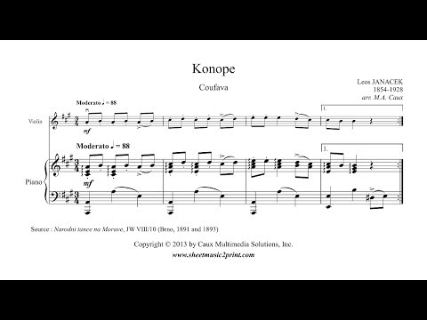 Janacek : Konope (Coufava) - Violin