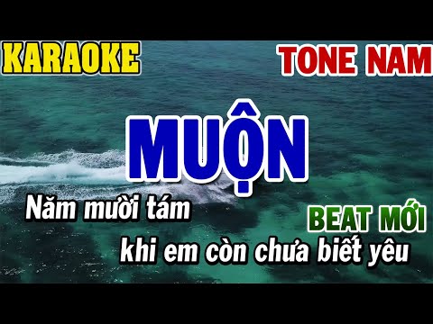 Karaoke Muộn Tone Nam | Beat Mới | 84