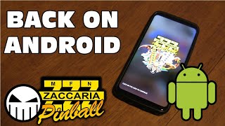 Zaccaria Pinball on Android is Back!