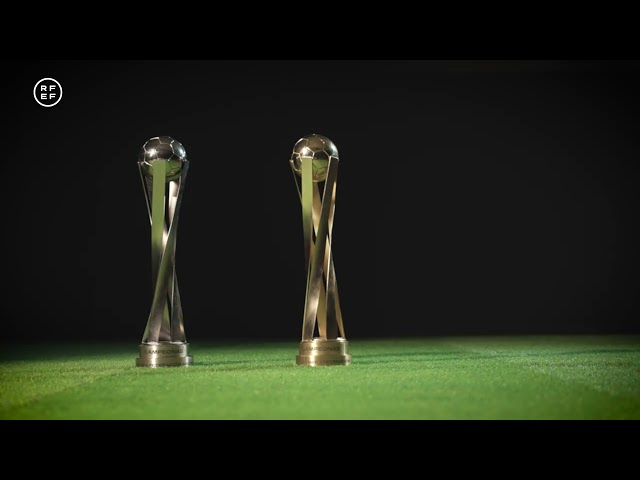 Vídeo relacionado con Amball SF-RFEF-TR-PI-C Cuadro trofeos de la Real federación Española de Fútbol, Unisex-Adult, Red and Grey, 21 x 16 cm