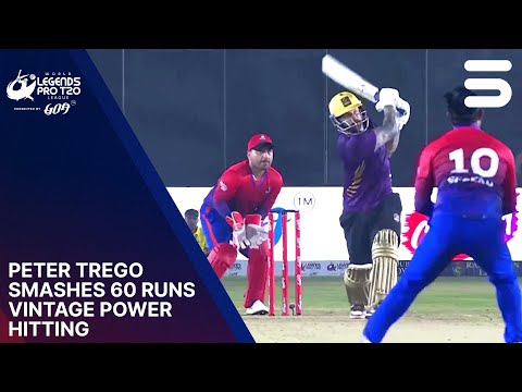 Trego's Quick 60 runs !  Delhi Warriors vs Dubai Royals | M 1 | World Legends T20 Pro League | ZL1K
