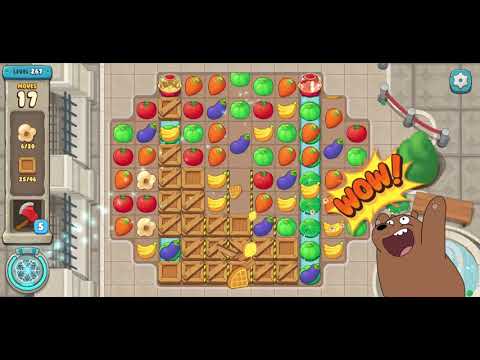 We Bare Bears Match3 Repairs Level 267 - No Boosters