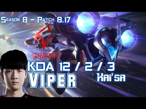 GRF Viper KAI'SA vs JINX ADC - Patch 8.17 KR Ranked