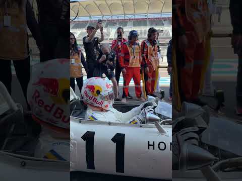 60 years on, Yuki drives the iconic RA272 at the home of Honda's first win #F1 #RedBullRacing