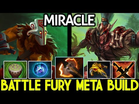 Miracle- Juggernaut & Troll Warlord Battle Fury Meta Build 7.21 Dota 2