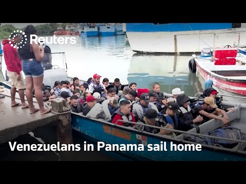 委內瑞拉人乘船返鄉！🇵🇦🇻🇪 | 路透社 (Venezuelans in Panama sail home | REUTERS)