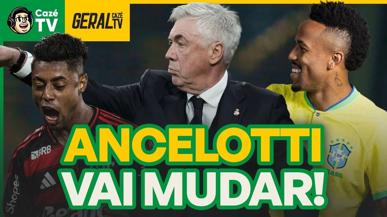 AO VIVO DE LONDRES! ANCELOTTI VAI MUDAR, BH LIBERADO PRA JOGAR E SANTOS X PALMEIRAS! | GERAL CAZÉTV