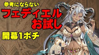 【弱騎空士】参考にならないフェディエルお試し【GBF】