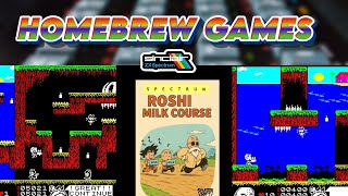 Roshi Milk Course - New ZX-Spectrum Game 2025