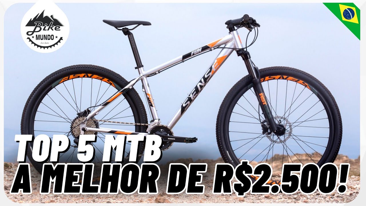 QUAL A MELHOR BIKE ATÉ 2500 REAIS? | TOP 5 MTB | BIKE MUNDO