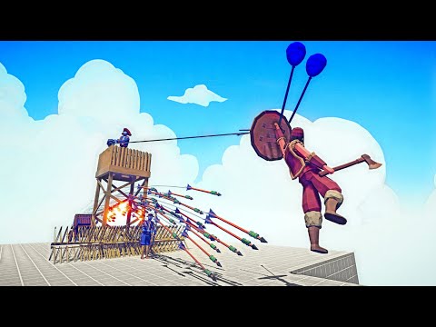 HARPOONER and  BALLOON ARCHER + HWACHA vs EVERY UNIT | TABS - Totally Accurate Battle Simulator