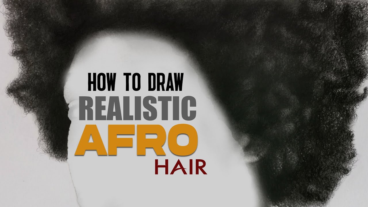 How To Draw Realistic Afro Hair (Tutorial)