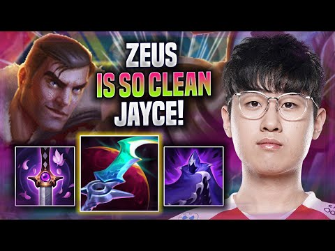 ZEUS IS SO CLEAN WITH JAYCE! - T1 Zeus Plays Jayce TOP vs Graves! | Season 2022