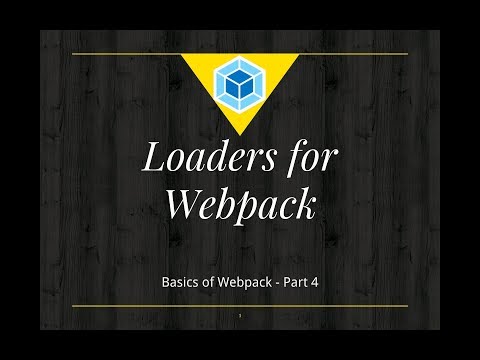 4 Webpack Loaders | Hot Module Replacement | Style Loader | CSS Loader | Webpack Basics Tutorial