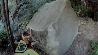 Video thumbnail of Trave del Cup, 6a. Savassona