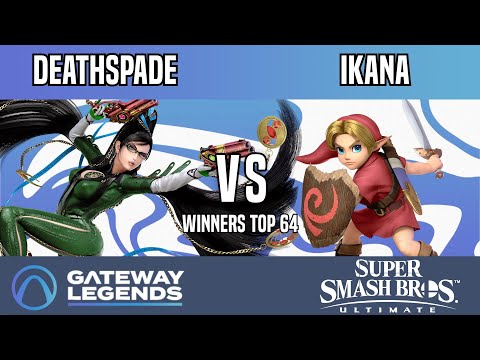 Gateway Legends - Winners Top 64 - Deathspade(Bayonetta) Vs. Ikana(Young Link)