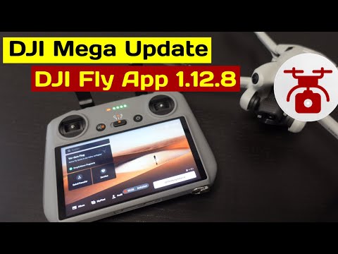 DJI  Fly App Update 1.12.8 DJI Mini 4pro Drohne & auch für DJI Mini 2 Mini 3 Pro Drohnen